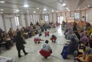 آشنایی بانوان جامعه محلی درگهان با آموزش های آمادگی در برابر مخاطرات