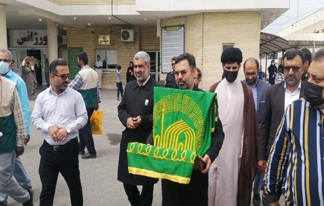 کاروان زیر سایه خورشید مورد استقبال مردم میناب قرار گرفت