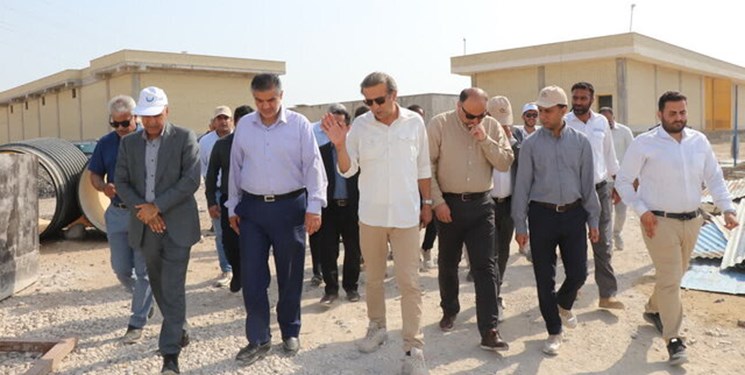 پیشرفت فیزیکی تصفیه خانه فاضلاب بندرعباس