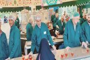 خدمت رسانی خادمیان رضوی رودانی به زائرین حضرت ثامن الحجج(ع)