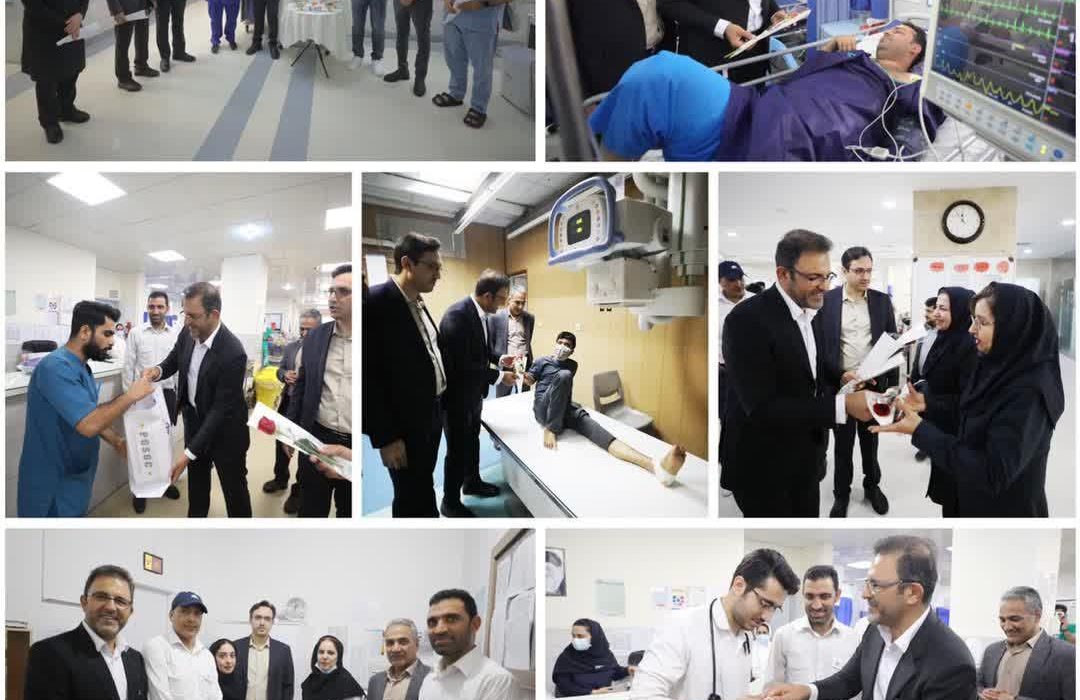 عیادت مدیرعامل شرکت نفت ستاره خلیج فارس از بیماران همزمان با سال نو