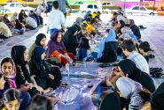 برپایی سفره افطار در بوستان‌های هرمزگان در روز طبیعت