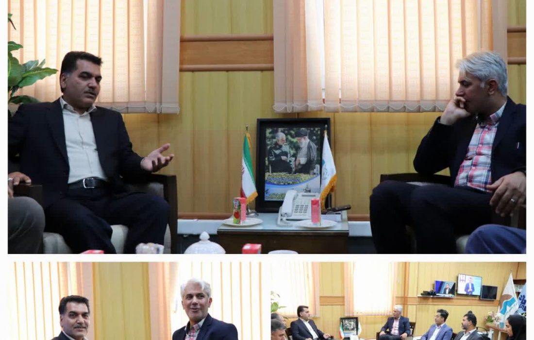 دیدار مدیرکل امور مالیاتی هرمزگان با مدیرکل صدا و سیمای مرکز خلیج فارس