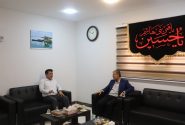 دیدار نماینده حوزه مرکزی هرمزگان در مجلس شورای اسلامی با مدیر کل بنیاد مسکن انقلاب اسلامی استان