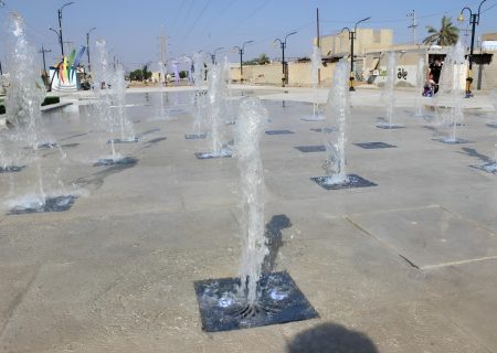 افتتاح بزرگترین آبنمای کف خشک جنوب کشور در بندرعباس