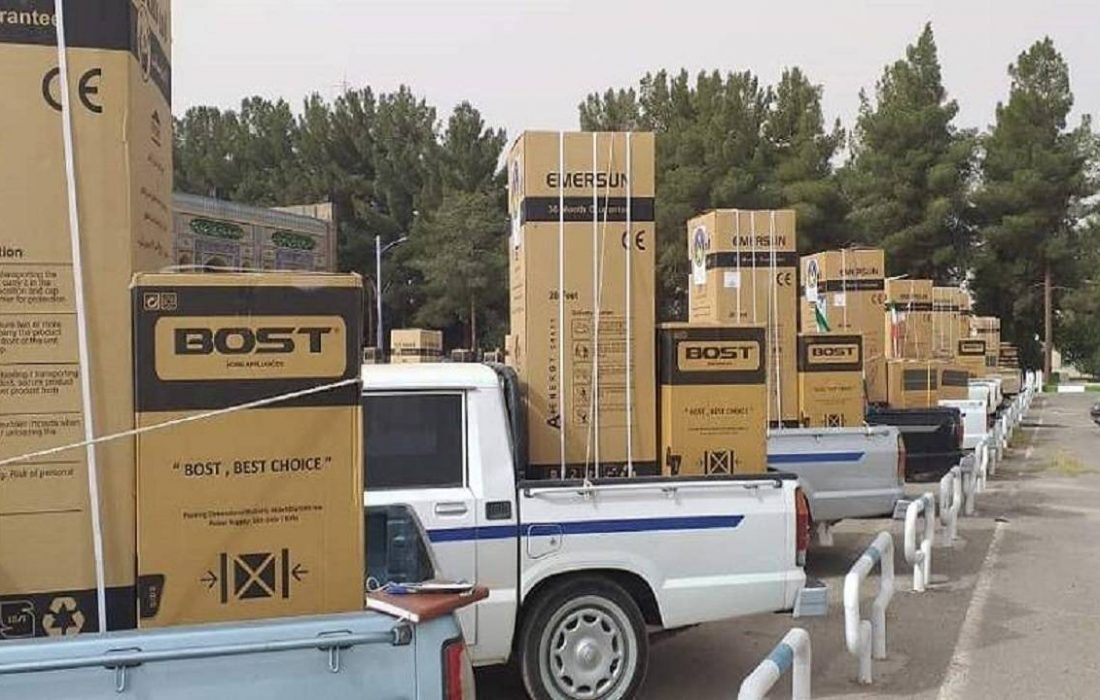 اهدای ۶۳۶۱ دستگاه لوازم ضروری زندگی به نیازمندان هرمزگانی