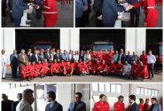 حضور معاون وزیر نفت در جمع آتش‌نشانان و کارکنان پالایشگاه نفت بندرعباس / قدردانی از ایثارگری در حادثه اسکله شهید رجایی