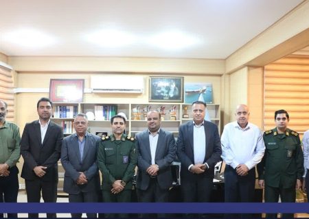 تأکید بر تقویت تعامل با جامعه کارگری در دیدار مدیرکل تعاون هرمزگان با رئیس بسیج کارگران سپاه