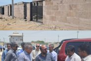 بازدید میدانی مدیرکل راه و شهرسازی هرمزگان از پروژه‌های نهضت ملی مسکن و راهسازی در سیریک