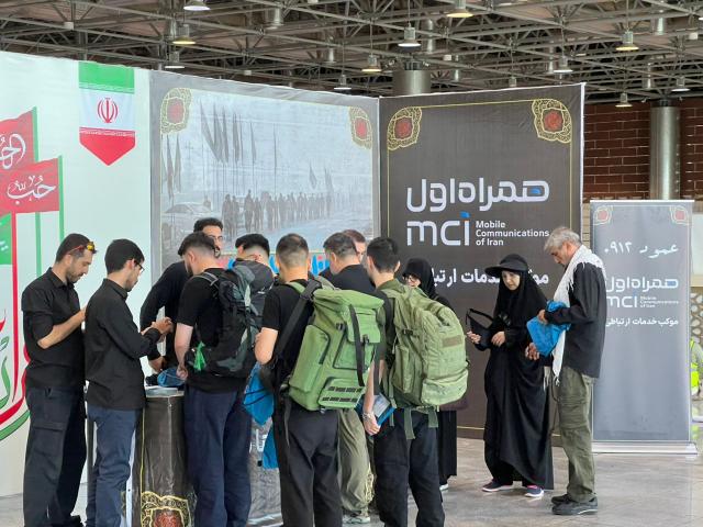 حضور همراه اول در فرودگاه نجف برای خدمت‌رسانی به زائران اربعین حسینی