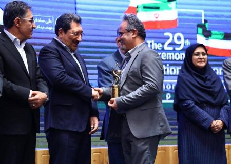 درخشش مهندس منصور نجفی در روز ملی صادرات؛ افتخاری برای صنعت سیمان کشور