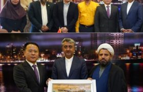 نشست شهردار بندرعباس و رئیس شورای اسلامی شهر با سرکنسول جمهوری خلق چین در بندرعباس