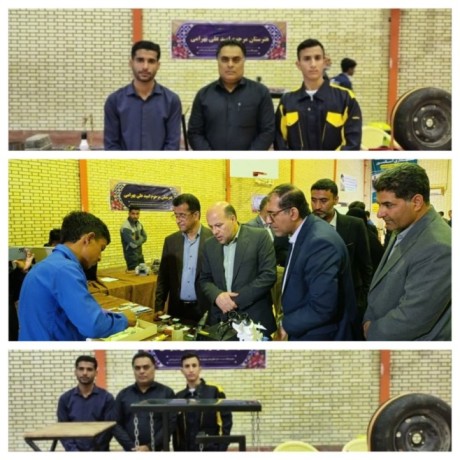 درخشش هنرستان مرحوم امیدعلی بهرامی در نمایشگاه دست‌سازه‌های هنرجویان ناحیه یک بندرعباس