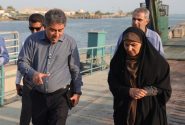 وزیر راه و شهرسازی از زیرساختهای عملیاتی بندر شهید باهنر بازدید کرد