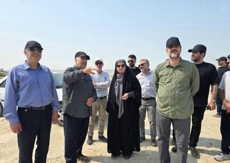 وزیر راه و شهرسازی از پروژه پل رودخانه مهران (پل کنخ) بازدید کرد