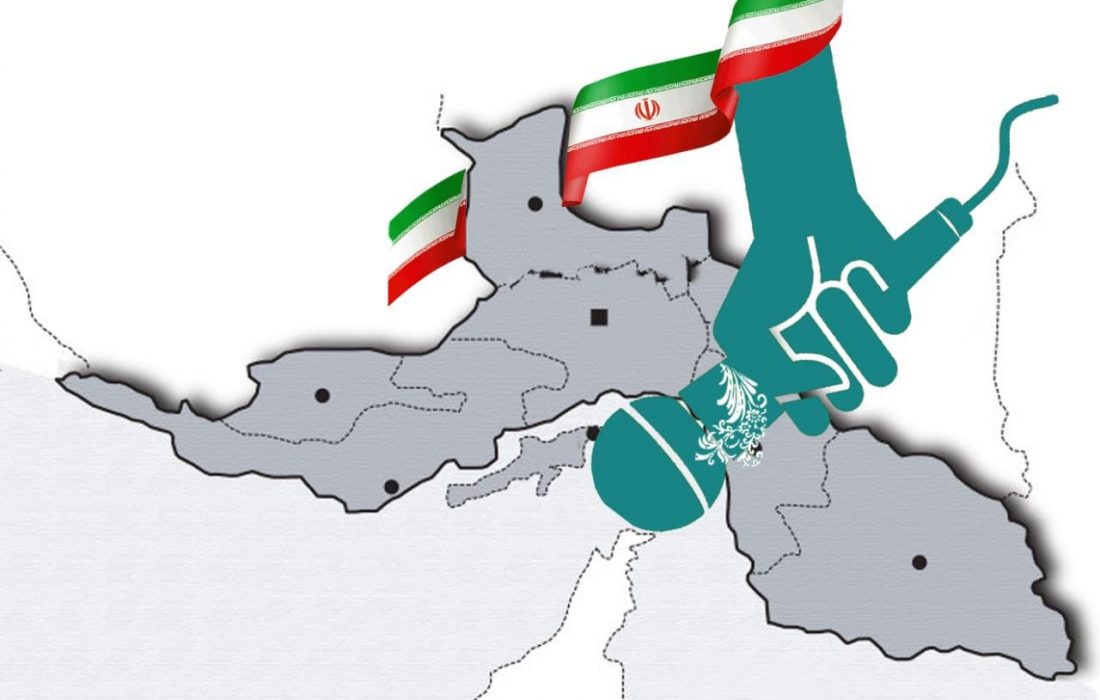 اثر تقدیمی بانوی استاد گرافیک به خبرنگاران هرمزگانی