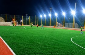 دلبری درگهان سبز شد؛ زمین چمن جدید به بهره‌برداری رسید