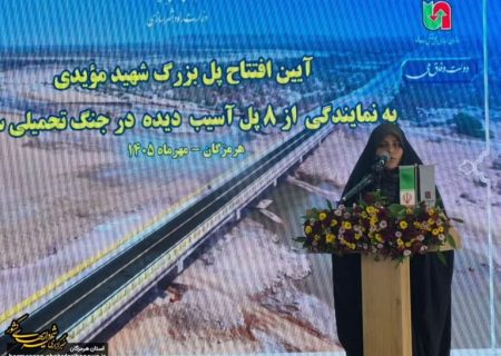 فاطمه جراره: پل‌های بازسازی‌شده هرمزگان، نماد ایستادگی مردم ایران است