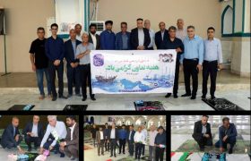 آیین غبارروبی و گل‌افشانی گلزار شهدا به مناسبت هفته تعاون در هرمزگان برگزار شد