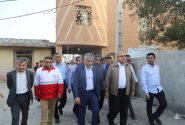 عیادت استاندار هرمزگان و نماینده هلال‌احمر از مصدومان حادثه کوهستک در میناب و دلجویی از خانواده شهدا/ سلحشور: نیروهای امدادی تا تثبیت کامل اوضاع در کنار مردم خواهند بود