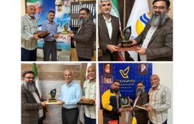 تقدیر حزب همت هرمزگان از مدیران پست، مخابرات، گمرک و شیلات قشم