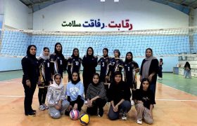 قهرمانی دختران مهر در مسابقات والیبال زیر ۱۵ سال جام کوثر حاجی‌آباد
